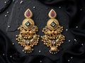 Rivaa Rajnandini Kundan Jhumki Statement Earrings