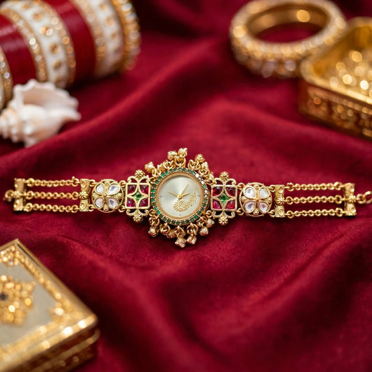 Golden Kundan Heritage Watch